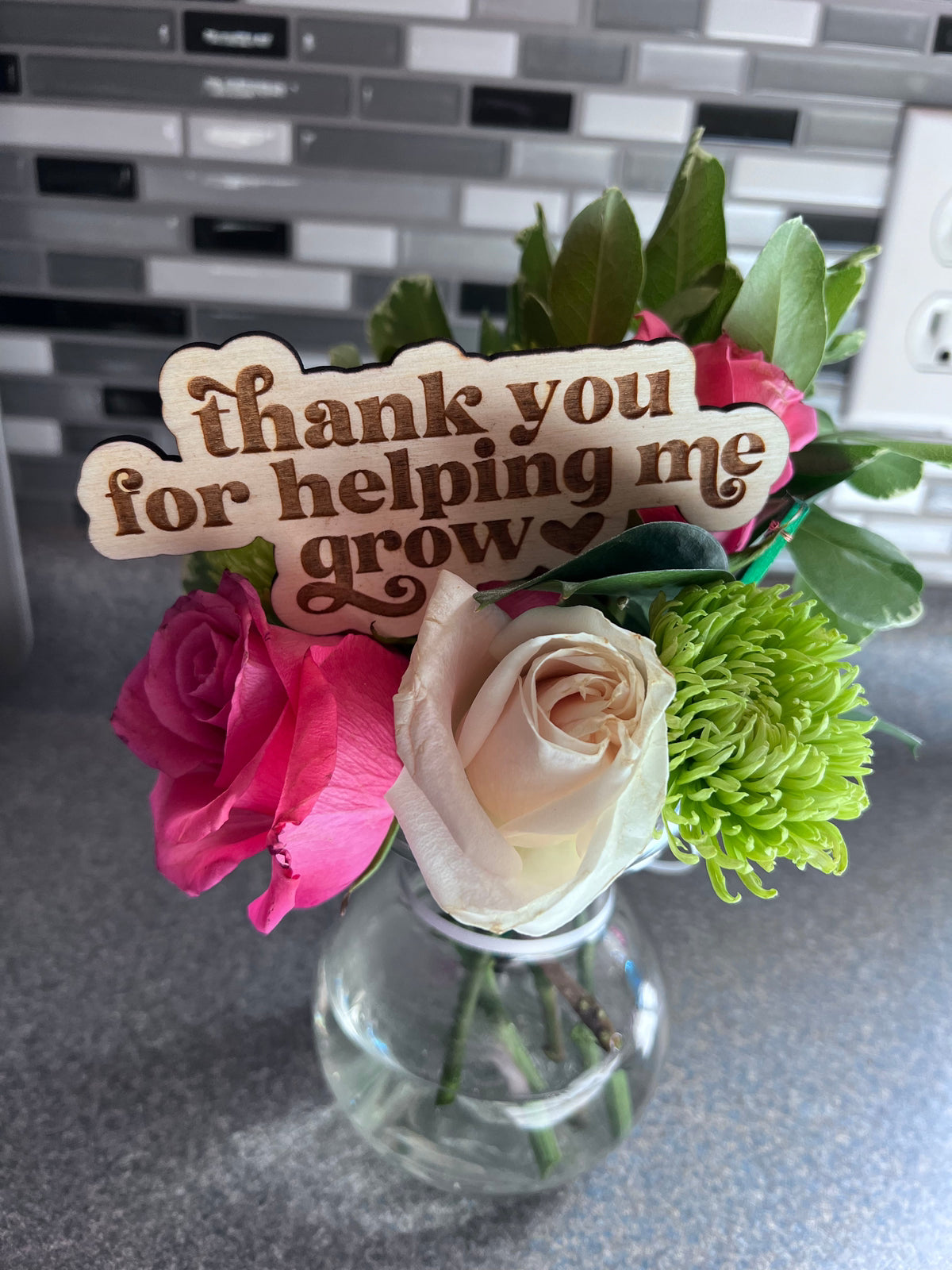 Thank you..grow wood stake not personalized