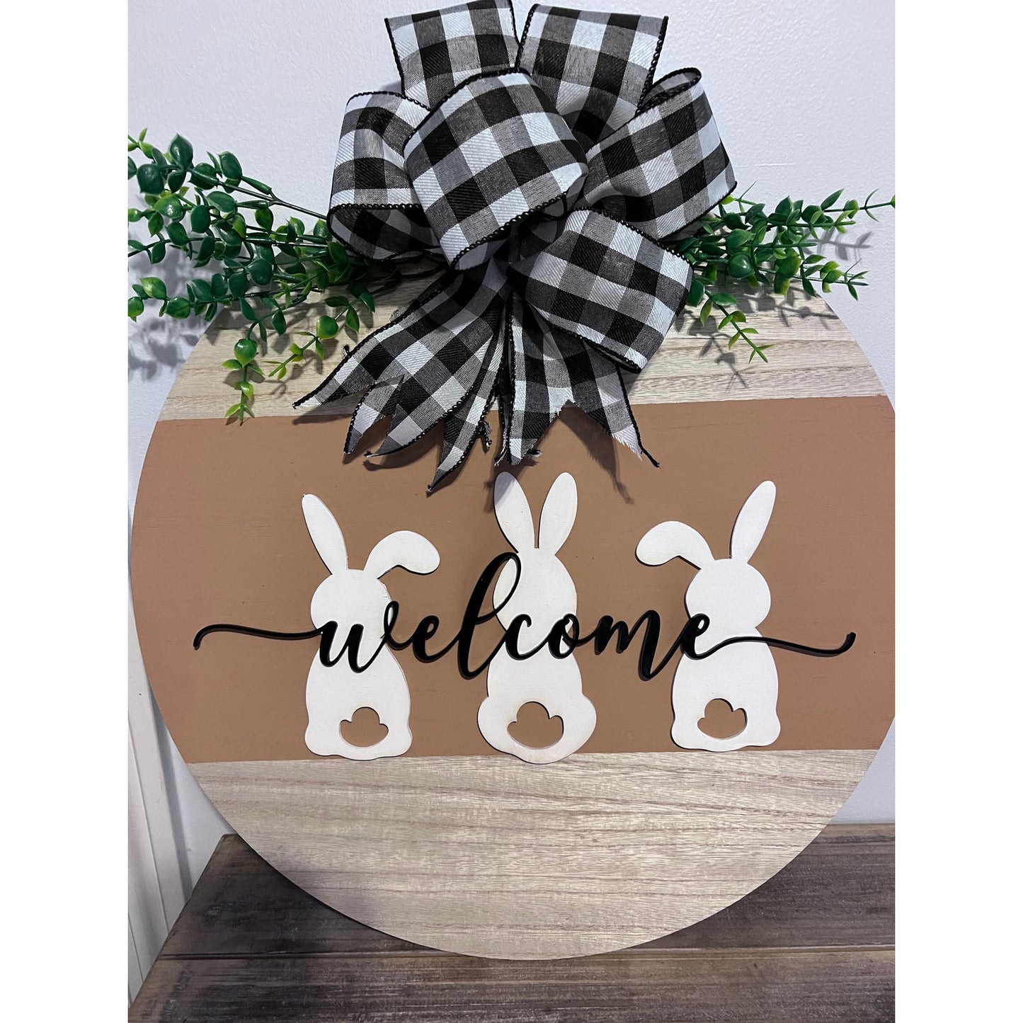 Welcome Easter Bunny Door Hanger
