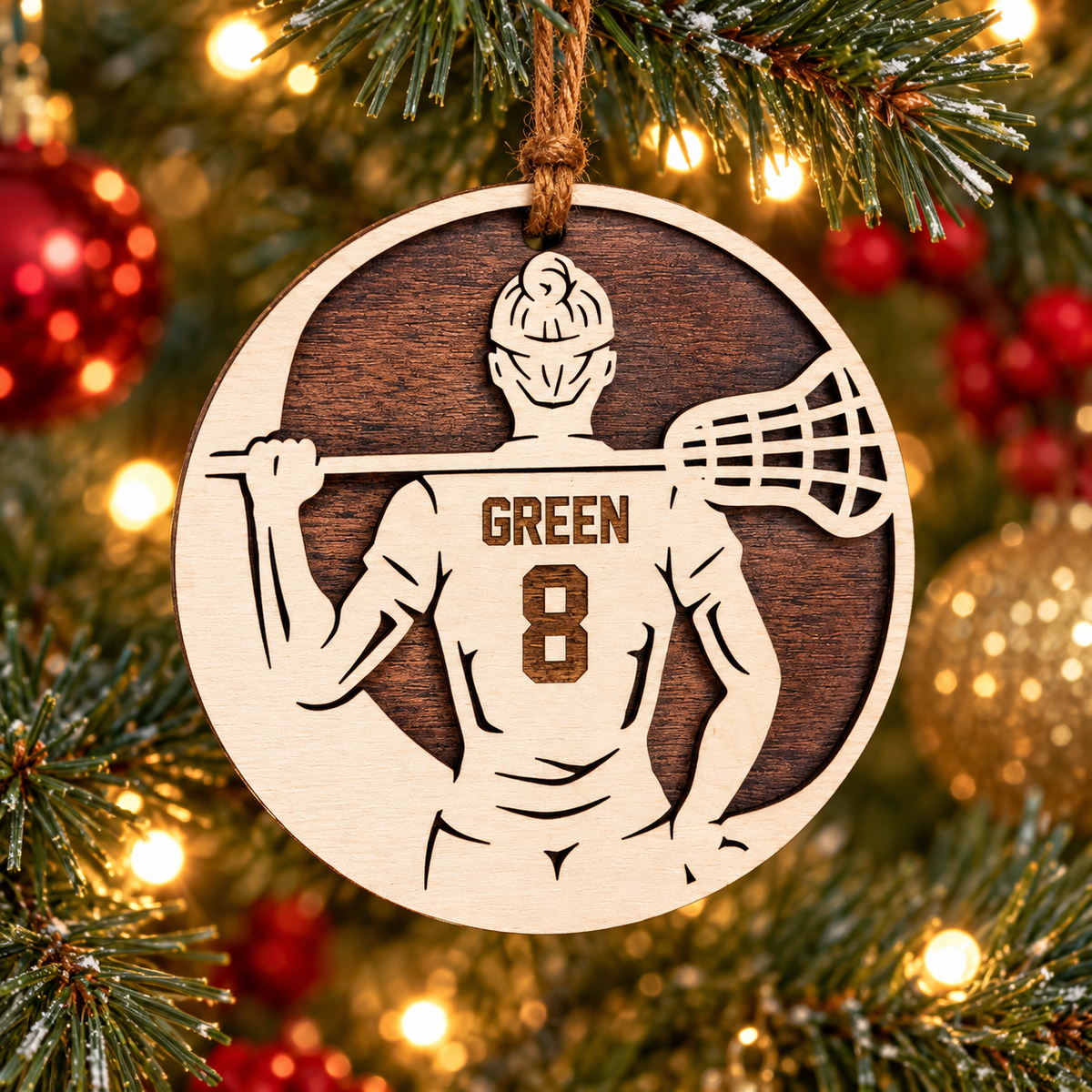 Lacrosse Ornament (AJFC)