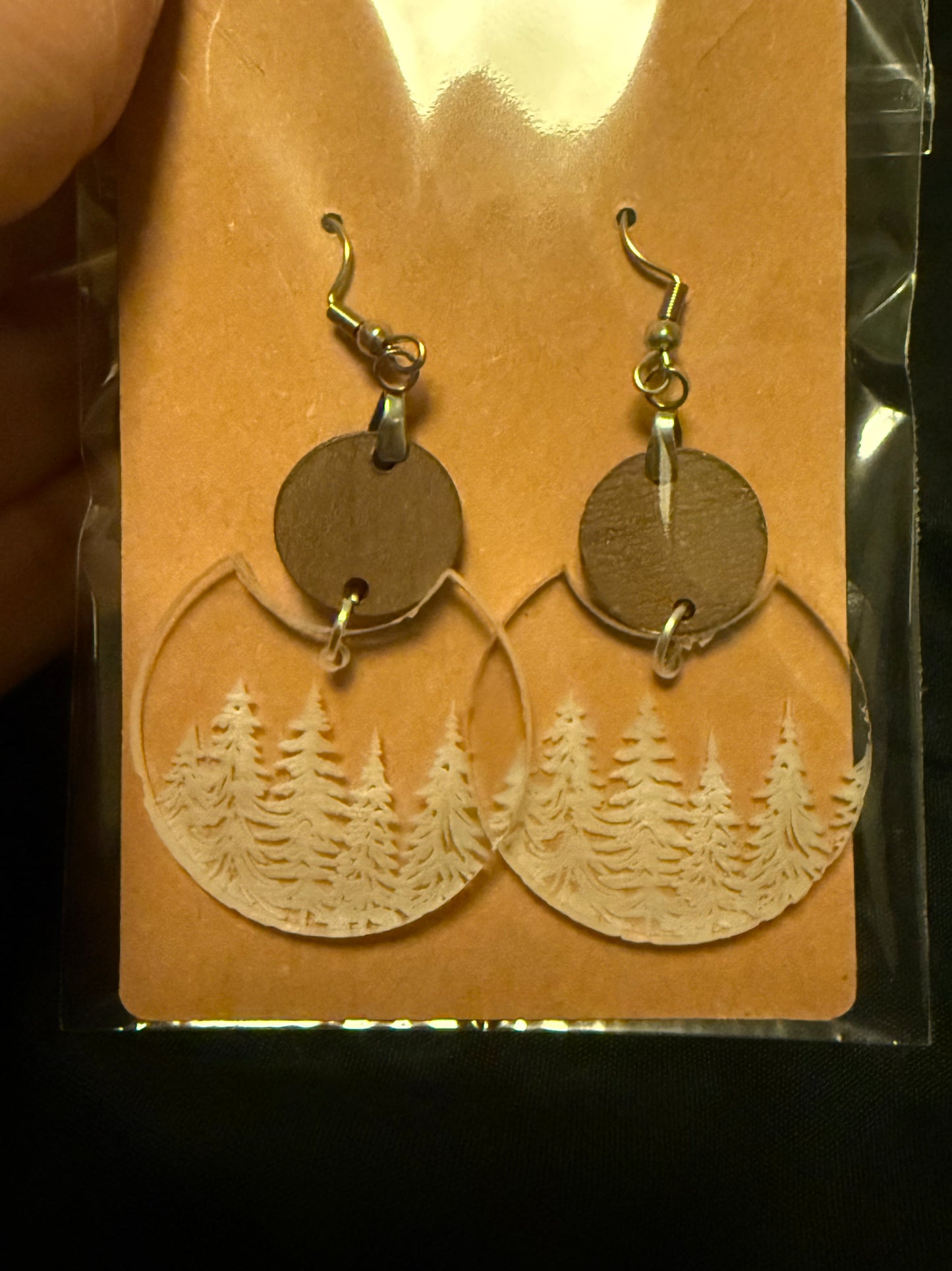 Mixed Media Mountain Earrings