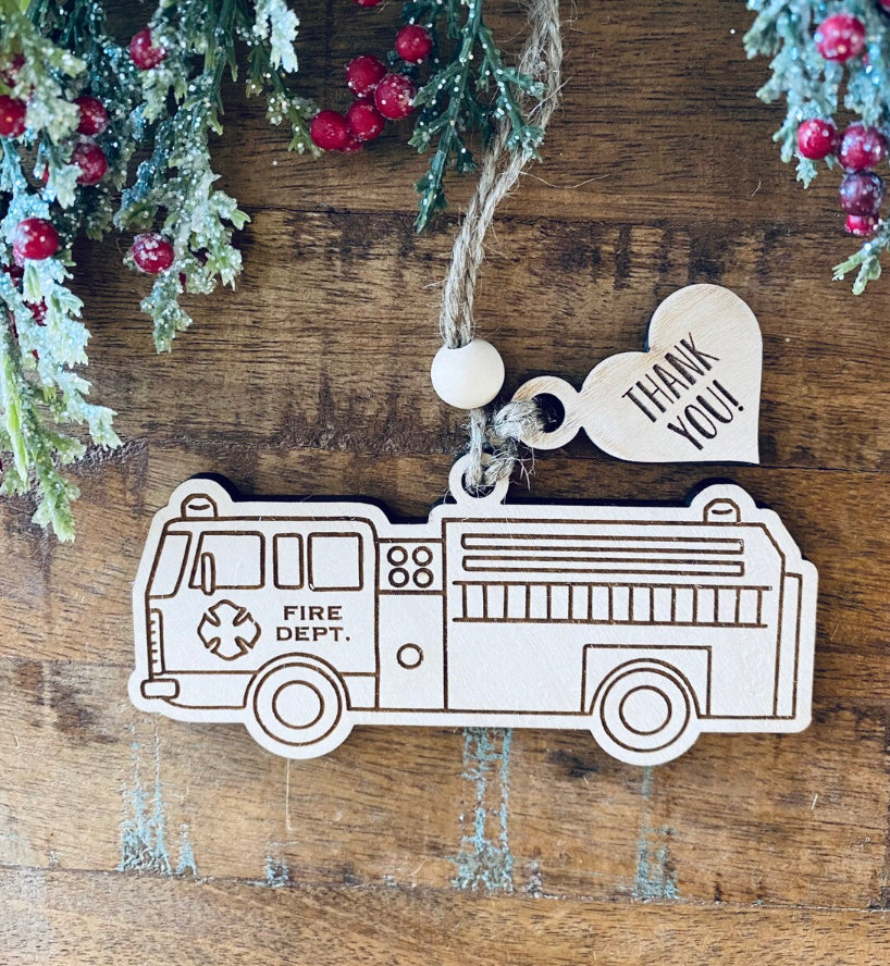 Firefighter Gift Card Holder