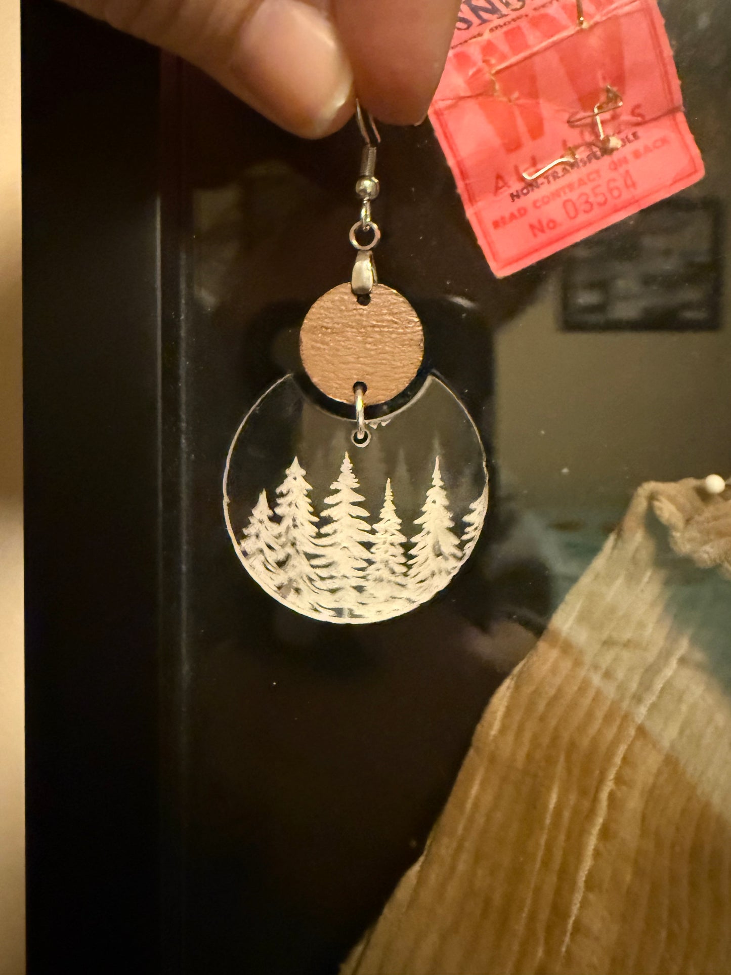 Mixed Media Mountain Earrings