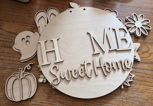 Interchangeable Home Sign At Home DIY Kit
