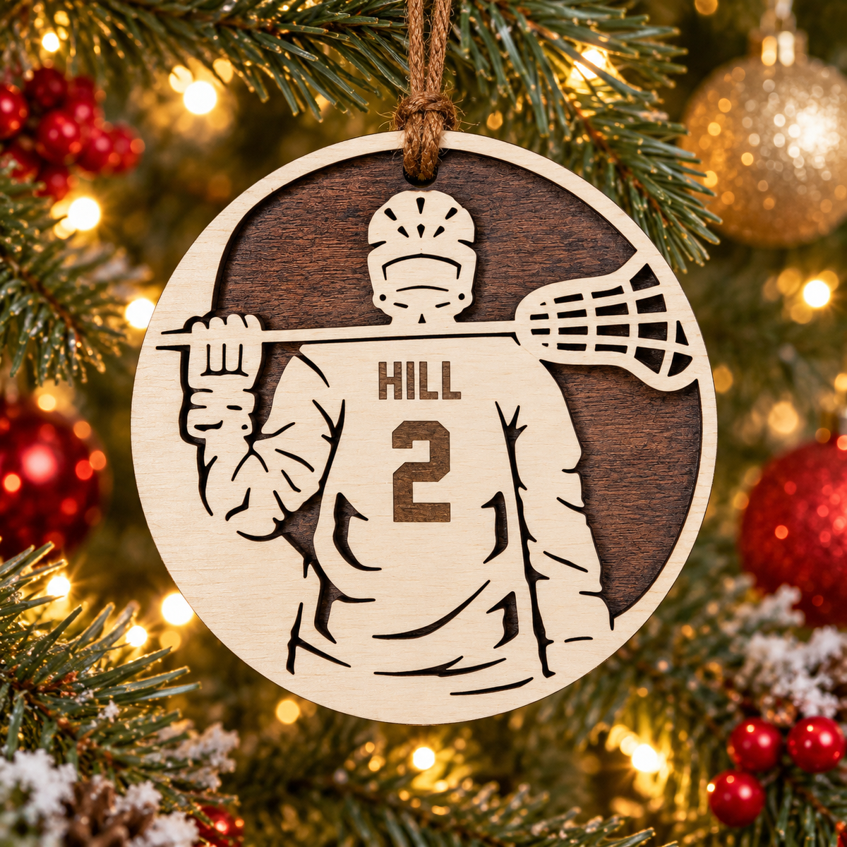 Lacrosse Ornament (AJFC)