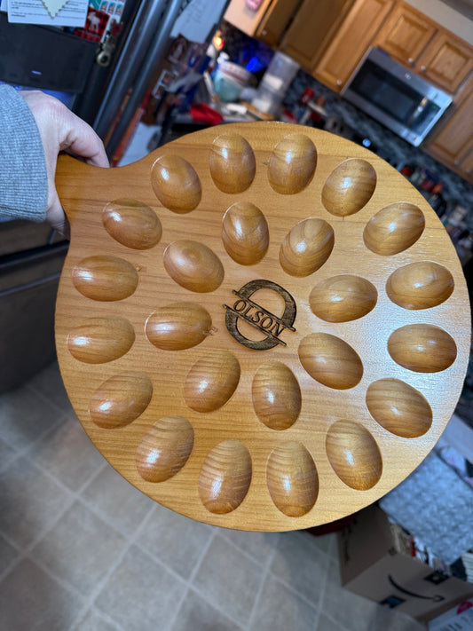Wooden Egg holder