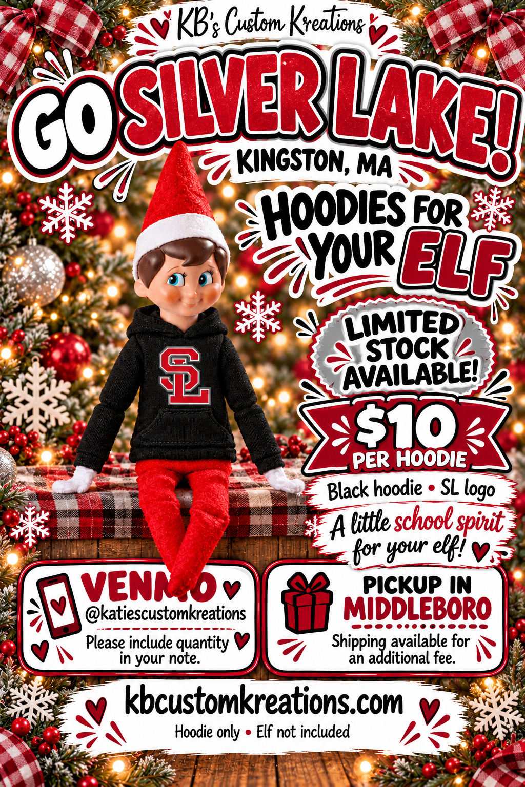 Kingston Elf Sized Sweatshirt