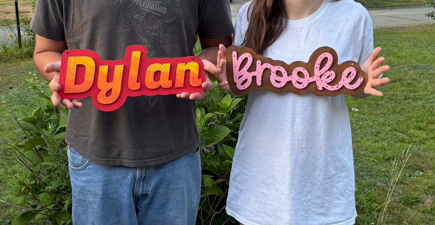 16 inch Name Sign Kits