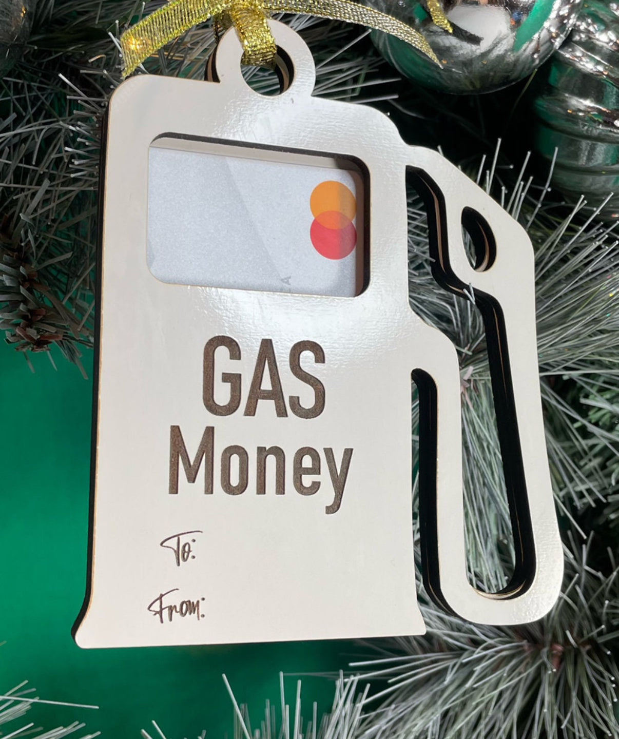 Gas gift card holder