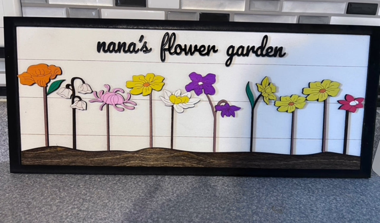 Mother's Day Flower Sign