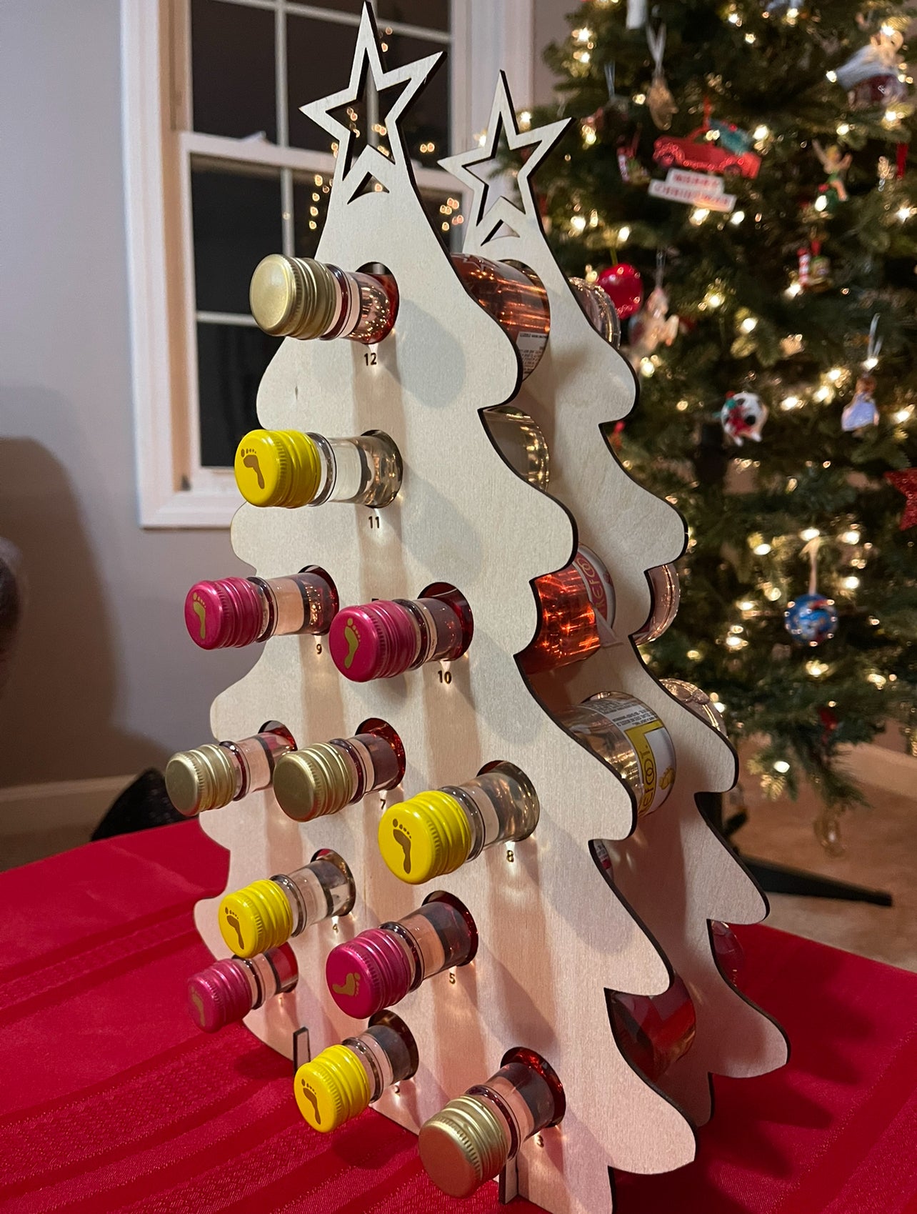 Mini Wine Bottle Advent Calendar Kbscustomkreations mini-wine-bottle-advent-calendar-kbscustomkreations