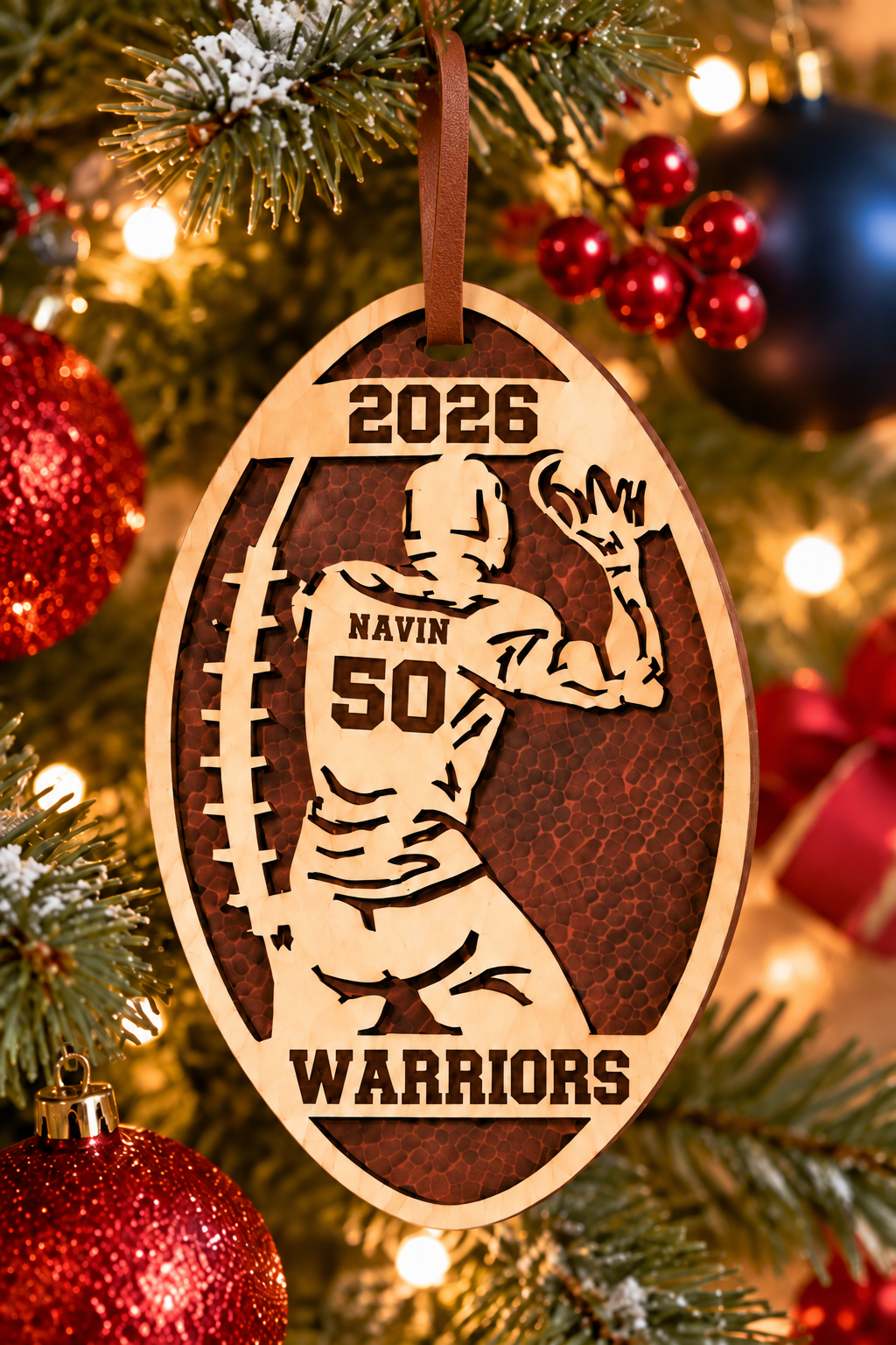 AJFC FOOTBALL ORNAMENT #2