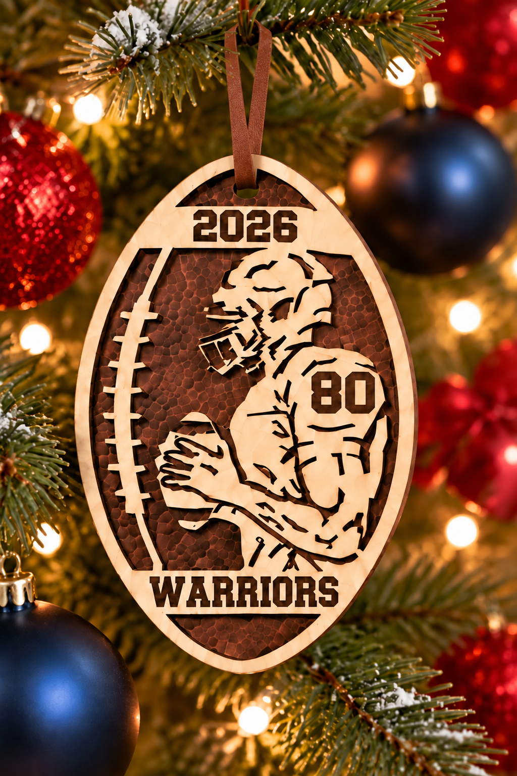 AJFC FOOTBALL ORNAMENT