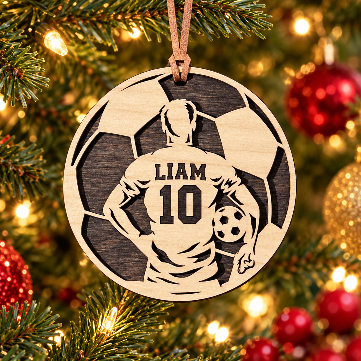 Personalized Soccer Ornaments (AJFC)