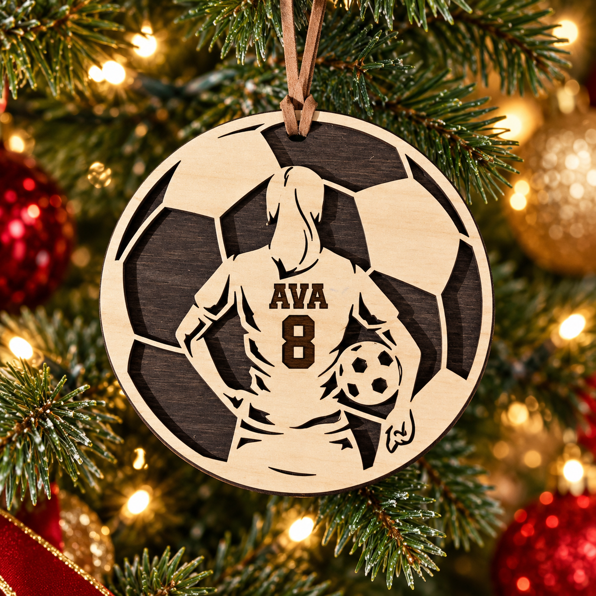 Personalized Soccer Ornaments (AJFC)