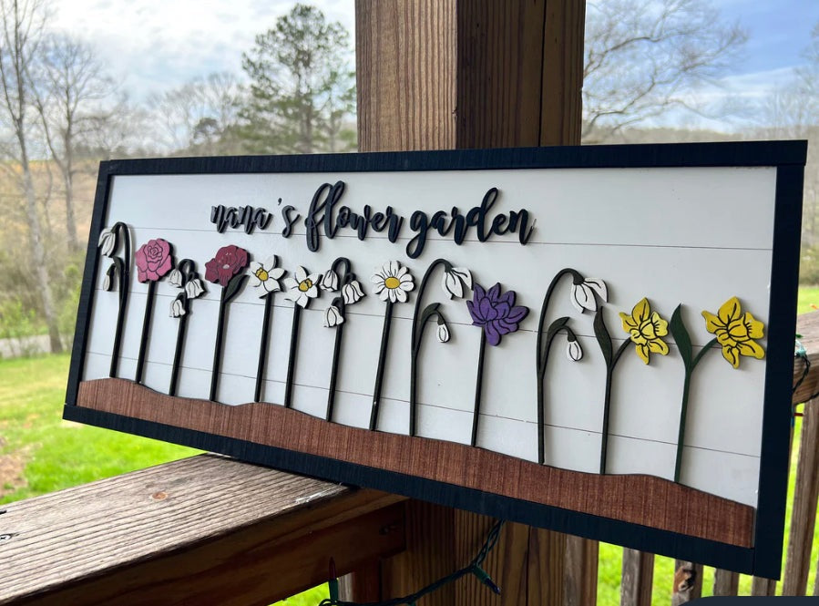 Mother's Day Flower Sign